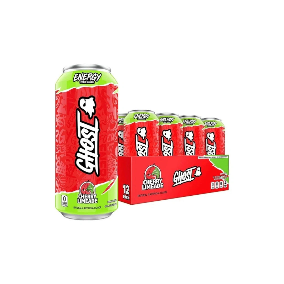 GHOST Energy Drink - 12 Pack, 16 oz - Energy & Focus - 200 mg Natural Caffeine, L-Carnitine & Taurine