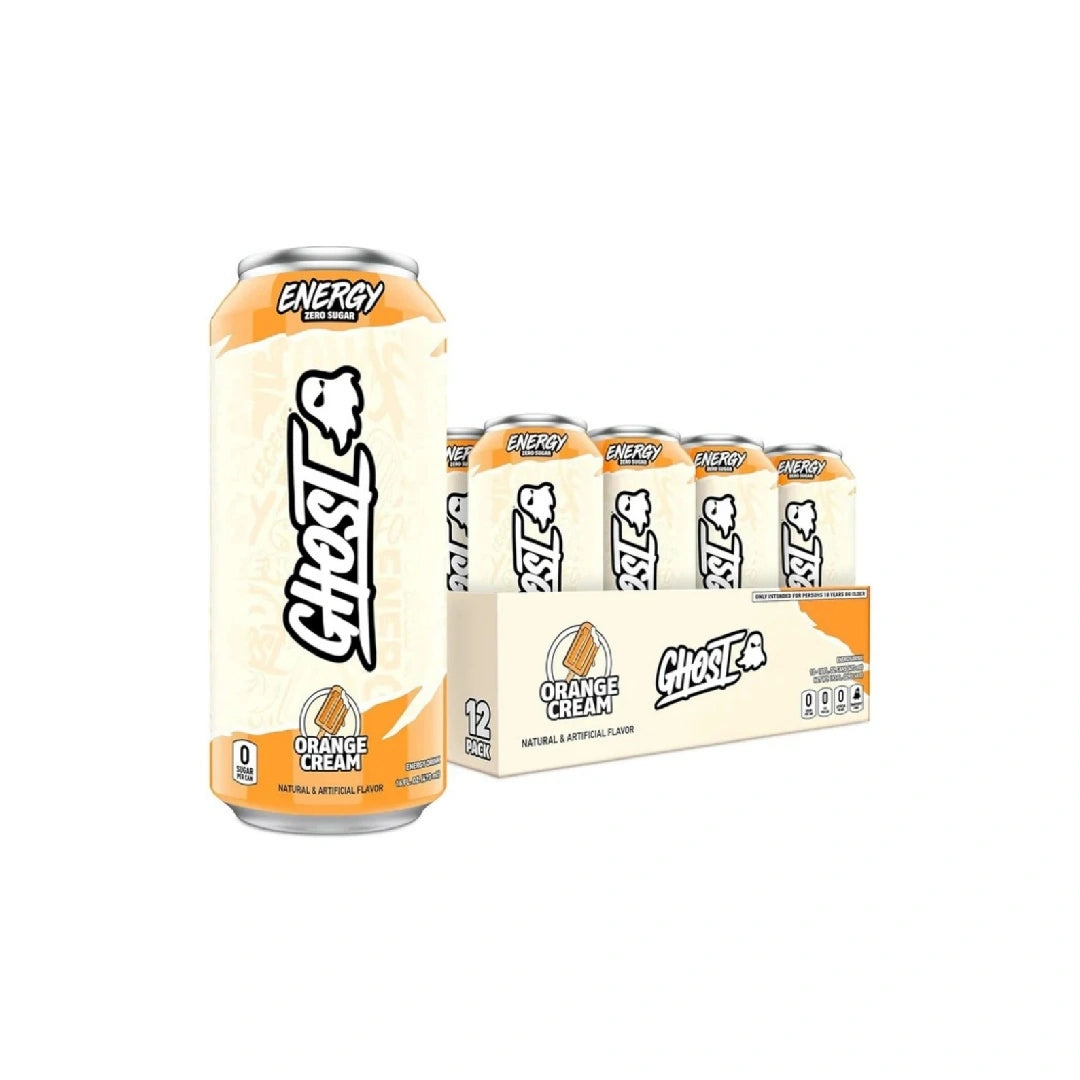 GHOST Energy Drink - 12 Pack, 16 oz - Energy & Focus - 200 mg Natural Caffeine, L-Carnitine & Taurine