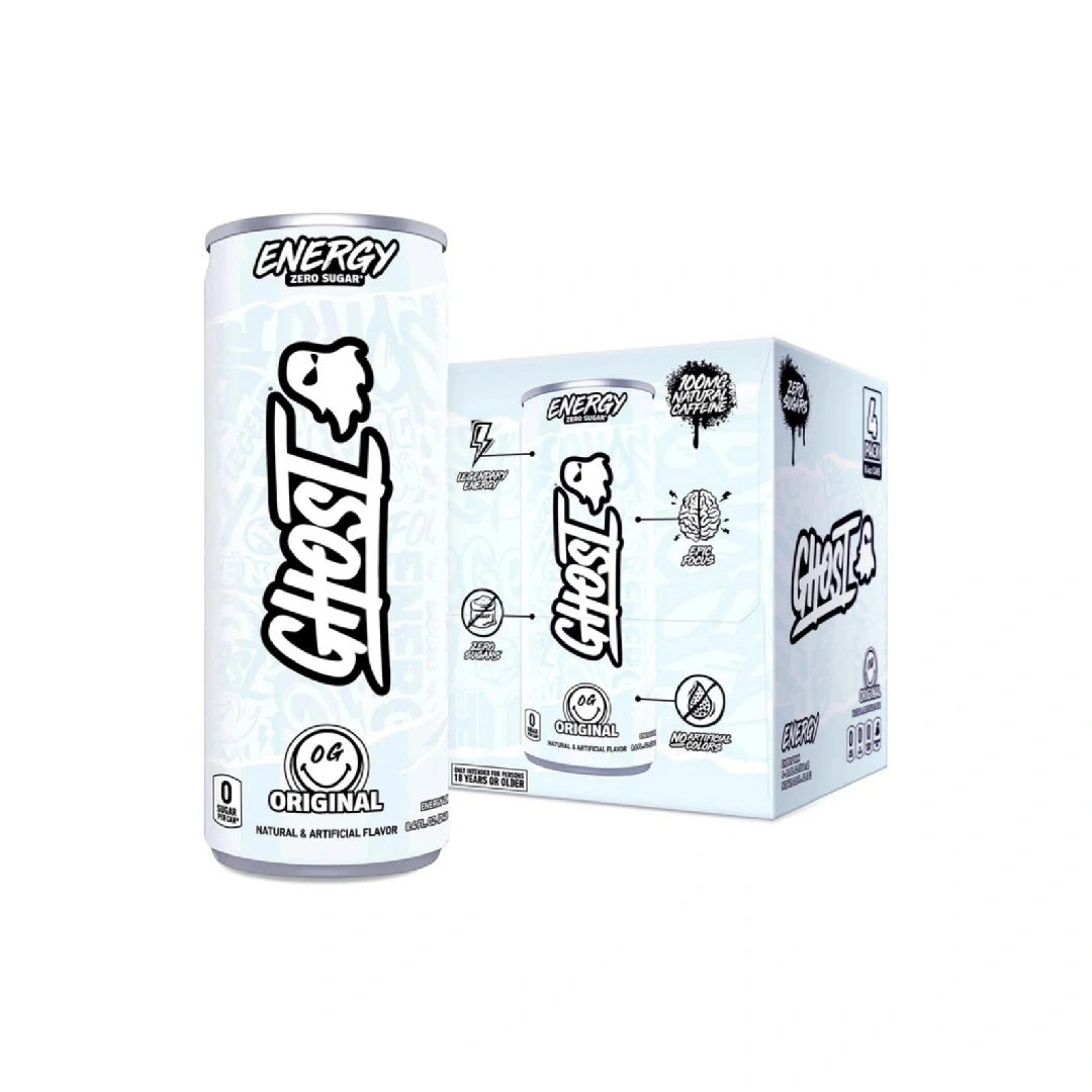 GHOST Energy Drink - 12 Pack, 16 oz - Energy & Focus - 200 mg Natural Caffeine, L-Carnitine & Taurine