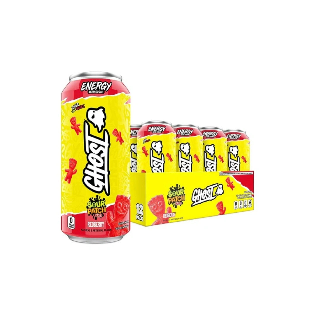 GHOST Energy Drink - 12 Pack, 16 oz - Energy & Focus - 200 mg Natural Caffeine, L-Carnitine & Taurine