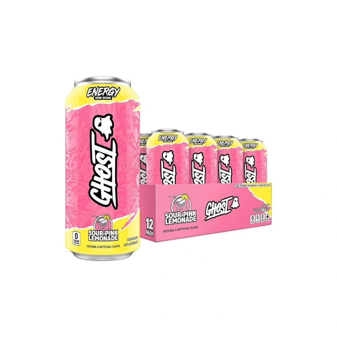 GHOST Energy Drink - 12 Pack, 16 oz - Energy & Focus - 200 mg Natural Caffeine, L-Carnitine & Taurine