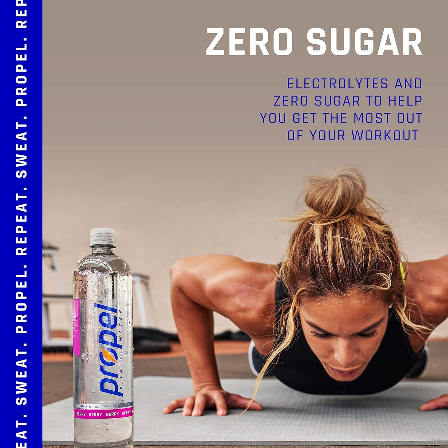 Propel, Zero Calorie Sports Water with Electrolytes and Vitamins, 16.9 fl oz (Pack of 12)