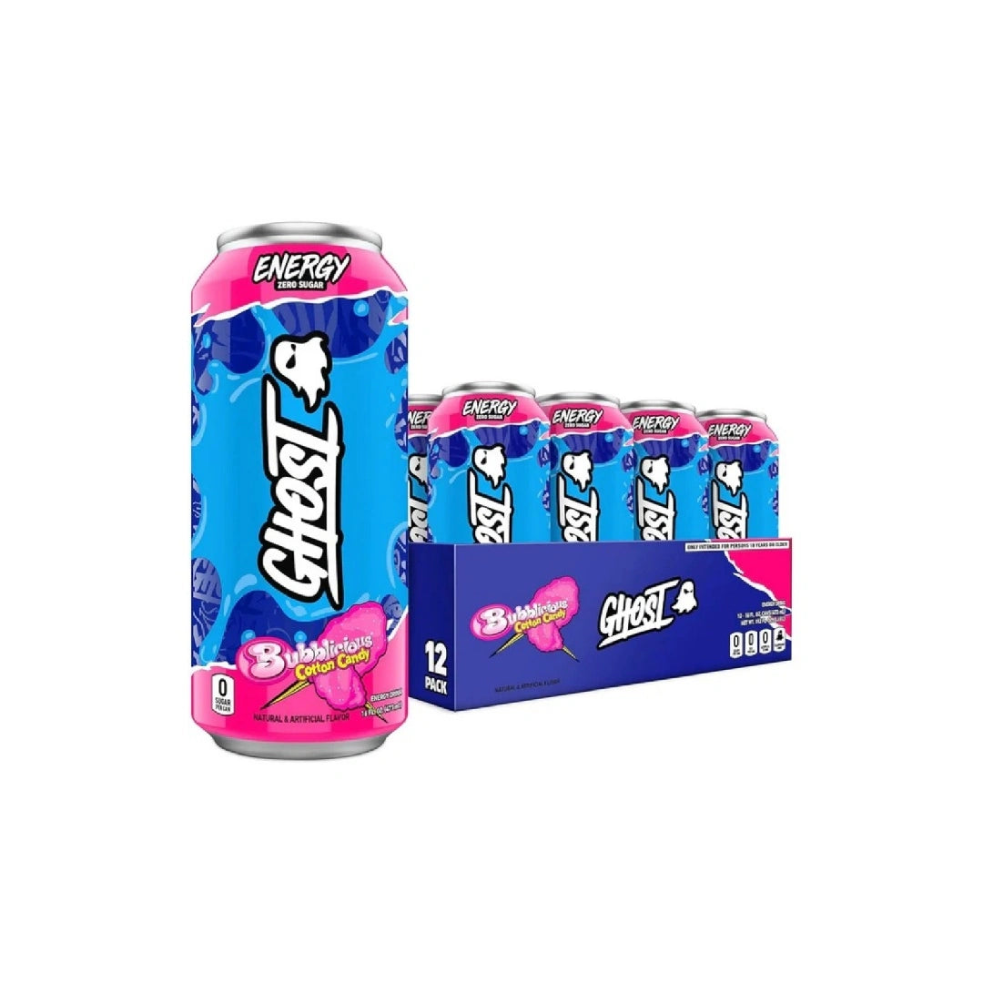 GHOST Energy Drink - 12 Pack, 16 oz - Energy & Focus - 200 mg Natural Caffeine, L-Carnitine & Taurine