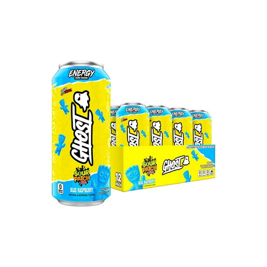 GHOST Energy Drink - 12 Pack, 16 oz - Energy & Focus - 200 mg Natural Caffeine, L-Carnitine & Taurine