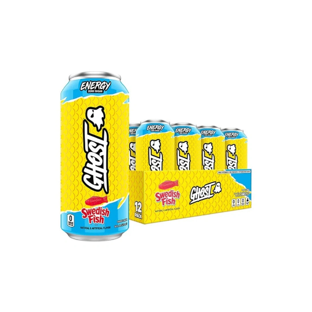 GHOST Energy Drink - 12 Pack, 16 oz - Energy & Focus - 200 mg Natural Caffeine, L-Carnitine & Taurine
